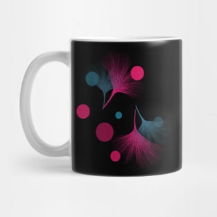 A Blue and Pink Combination Mug